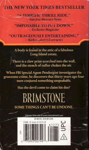 Brimstone By Douglas Preston and Lincoln Child