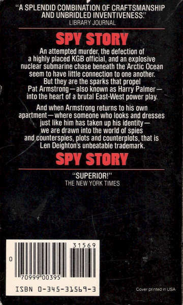 Spy Story By Len Deighton