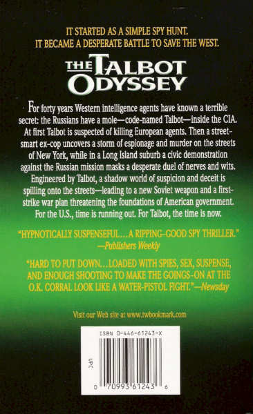 The Talbot Odyssey By Nelson DeMille