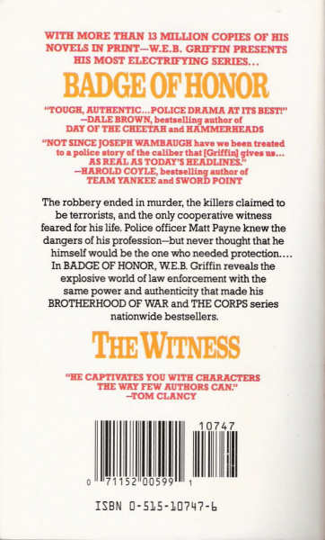 The Witness By W.E.B. Griffin